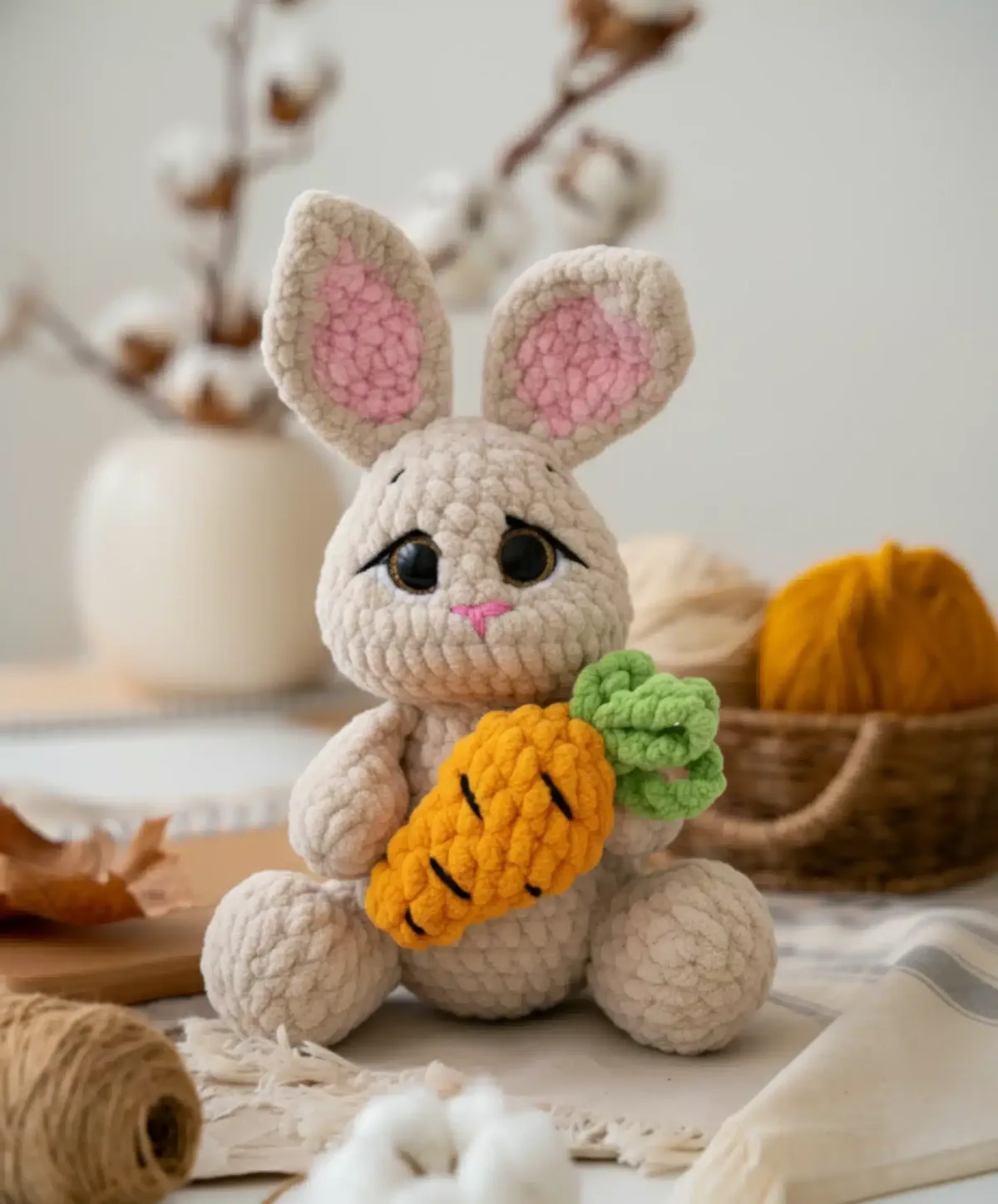 Adorable Crochet Carrot: Easy Beginner Pattern with Super Bulky Yarn