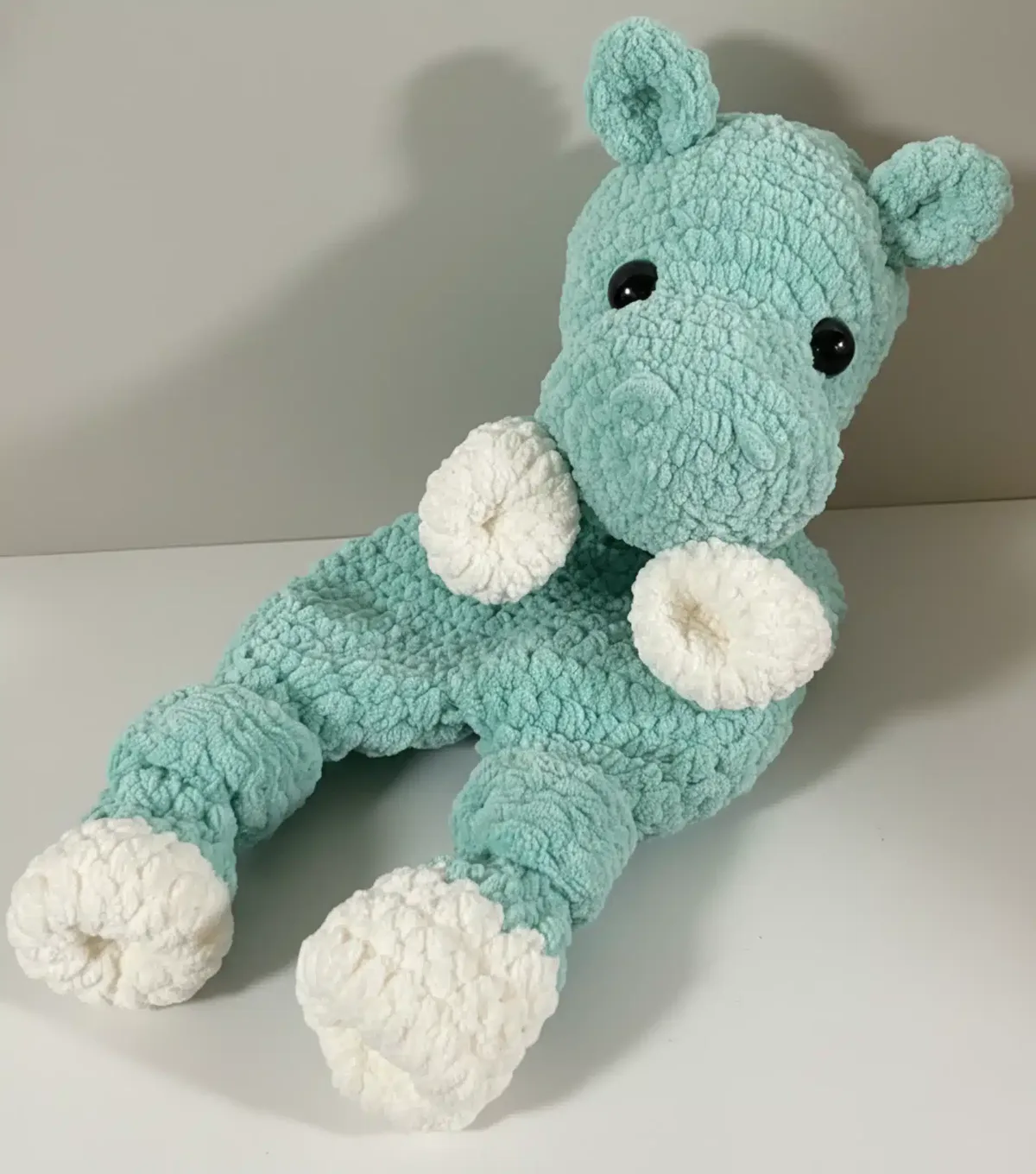 Free Hippo Lovey Pattern: Plush Security Blanket Amigurumi
